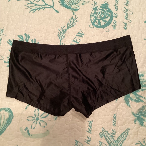 Black , silky , trunks, - Picture 3 of 5